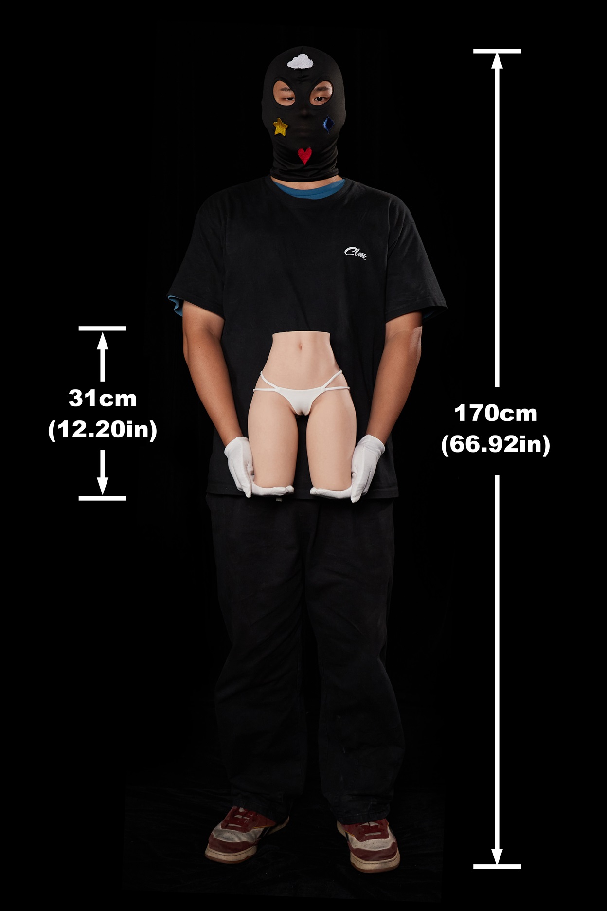 Climax Doll | 9.7lb/4.4kg Realistic Thigh & Butt Silicone Torso Sex Doll, CLM Pro