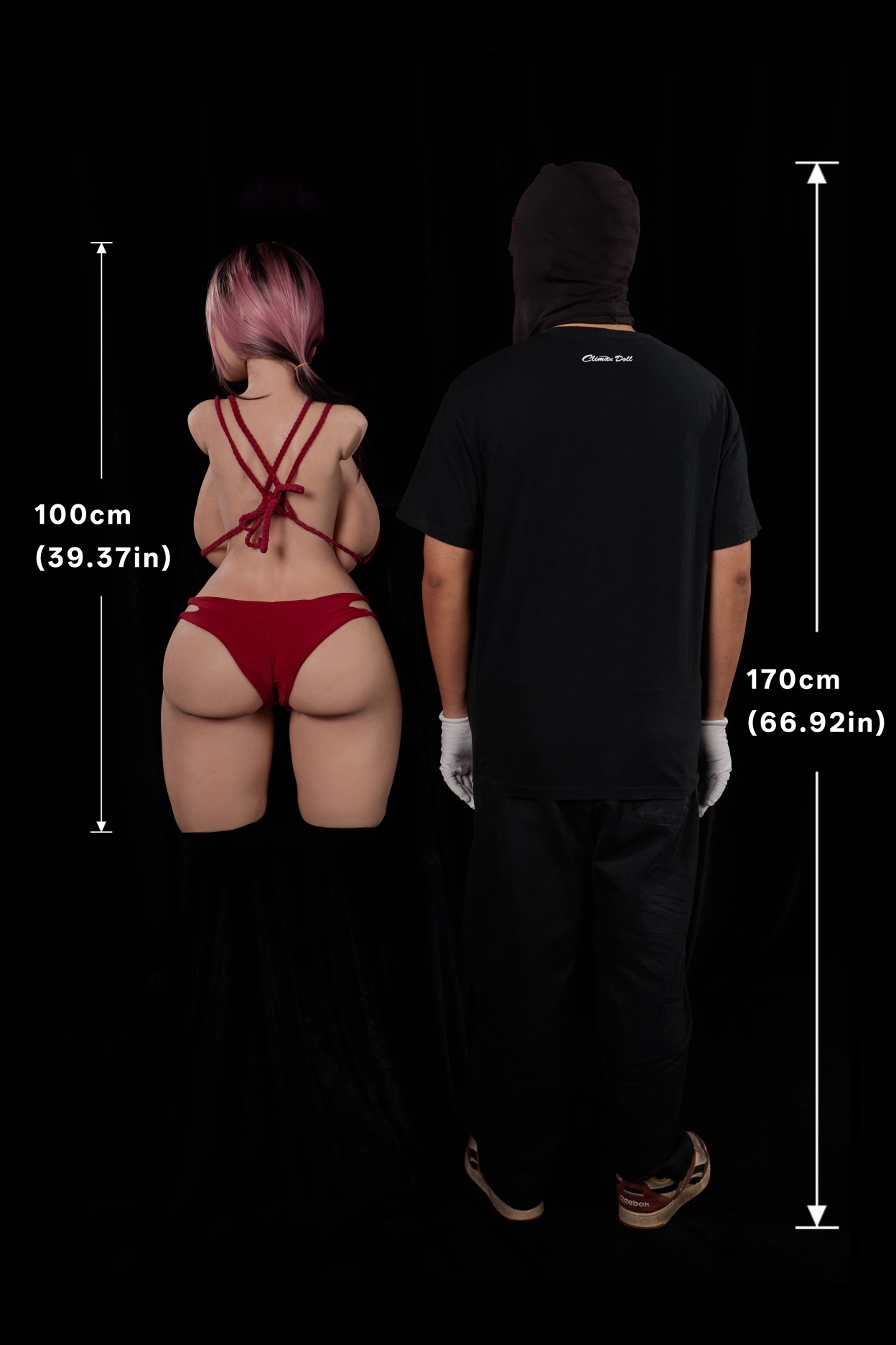 Climax Doll | 3ft 3/100cm K-Cup Ultra-Lightweight Silicone Sex Torso 884# With Head Rhea, CLM ULW Series