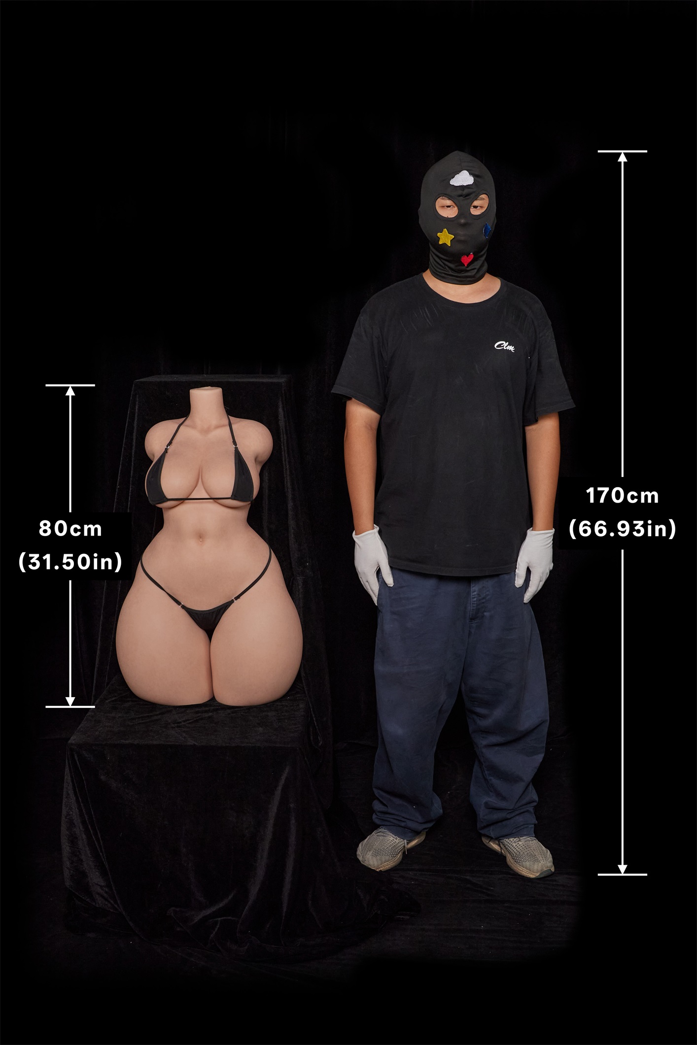 Climax Doll | 3ft 4/104cm I-Cup Ultra-Lightweight Silicone Sex Torso 885#, CLM ULW Series