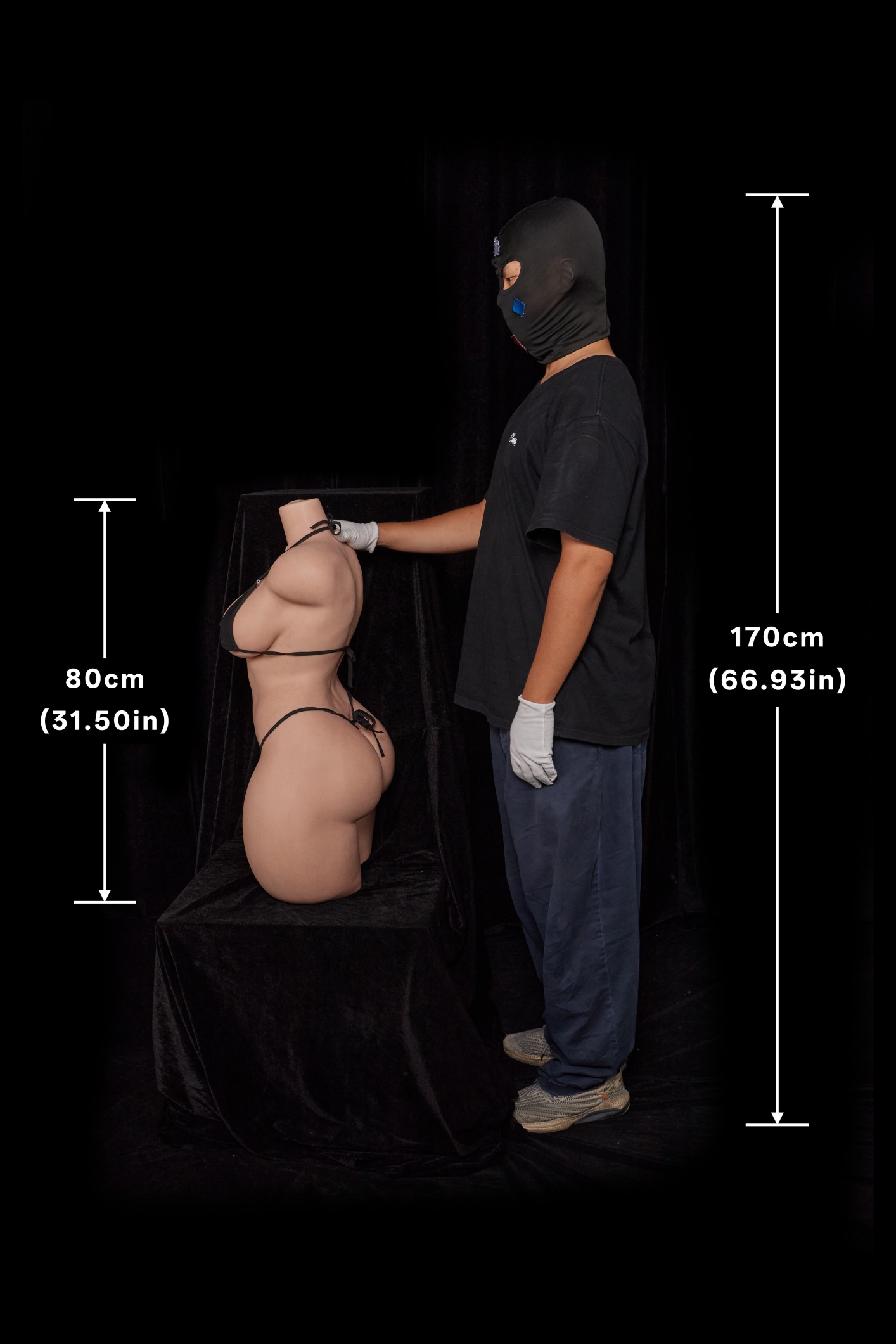 Climax Doll | 3ft 4/104cm I-Cup Ultra-Lightweight Silicone Sex Torso 885#, CLM ULW Series
