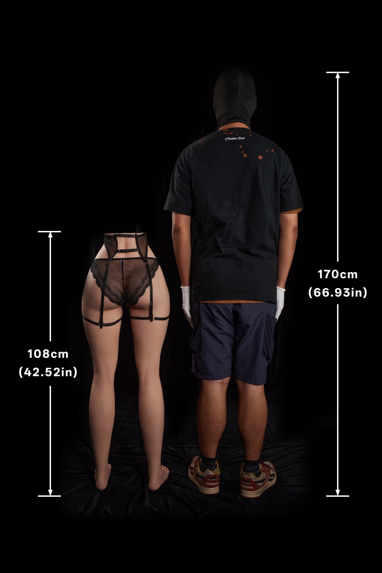 Climax Doll | 36.6lb/16.6kg Ultra-Lightweight Sex Doll Torso with Fat Legs, CLM ULW