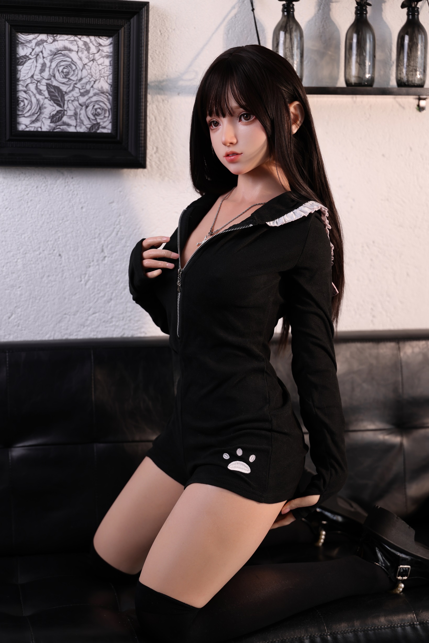 MZRAI Doll | Naomi -5ft 1/155cm Medium Breasts Kawaii Full Silicone Sex Doll, Head 0648