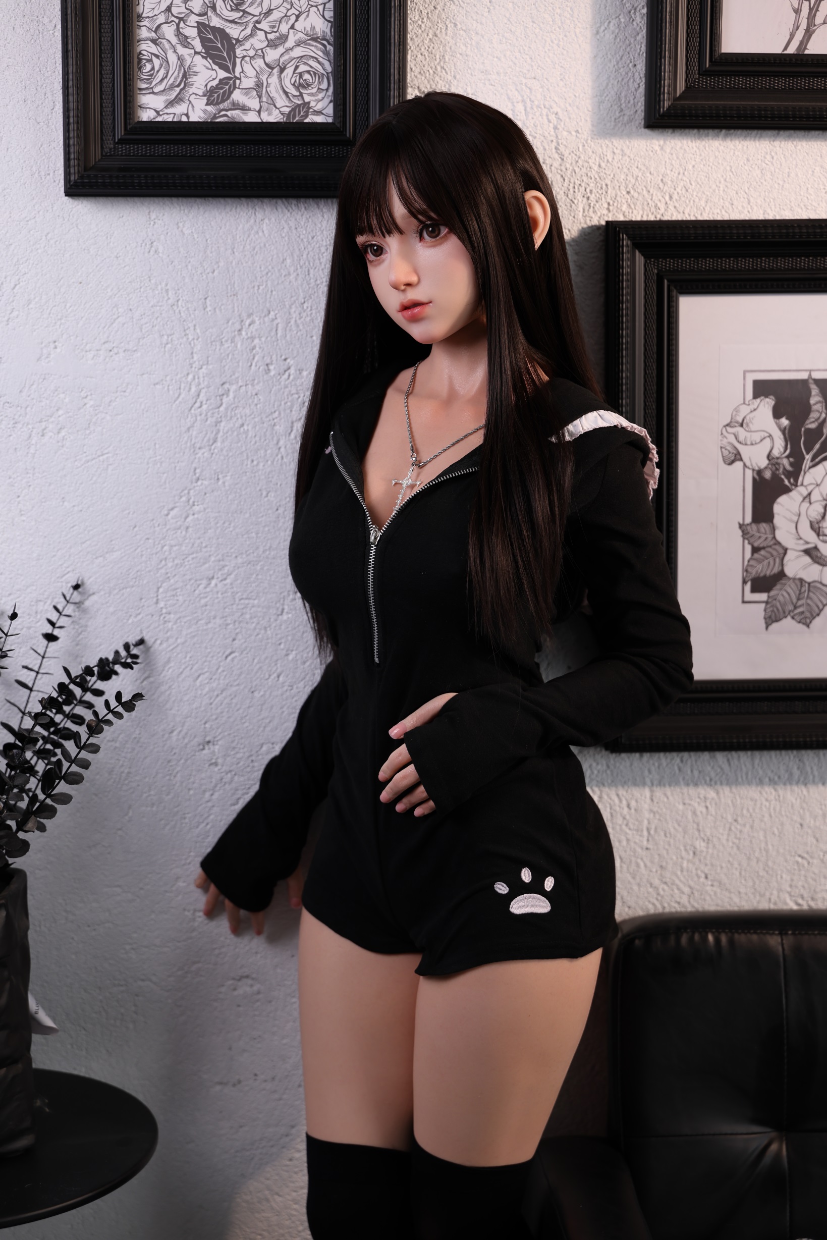 MZRAI Doll | Naomi -5ft 1/155cm Medium Breasts Kawaii Full Silicone Sex Doll, Head 0648