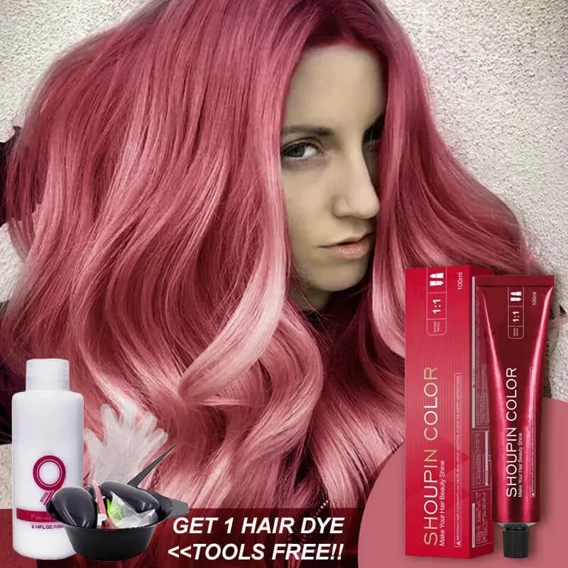 Pink Brown & Cherry Hair Color Cream Kit