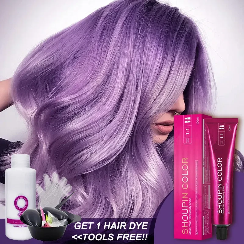 Violet Star-Purple Hair Color Cream Kit