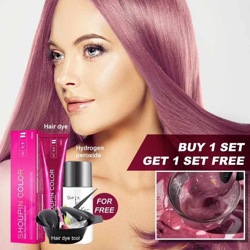 Pink Brown & Cherry Hair Color Cream Kit
