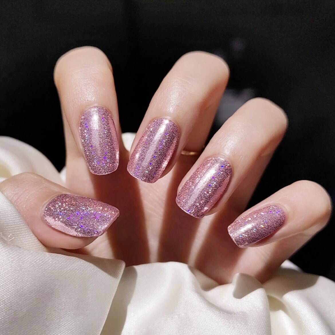 BERYOUR GLITTER - SEMICURED UV GEL NAIL STICKERS KIT (BUY ANY 2 NAIL KITS GET FREE UV LAMP)