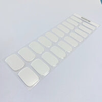 BERYOUR PEARLESCENT WHITE SEMICURED UV GEL NAIL STICKER KIT NG200185 (BUY ANY 2 NAIL KITS GET FREE UV LAMP) - NG200185