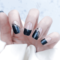 BERYOUR ELEGANT GLISTENING FRENCH TIPS SEMICURED UV GEL NAIL STICKER KIT NG200256 (BUY ANY 2 NAIL KITS GET FREE UV LAMP) - NG200256