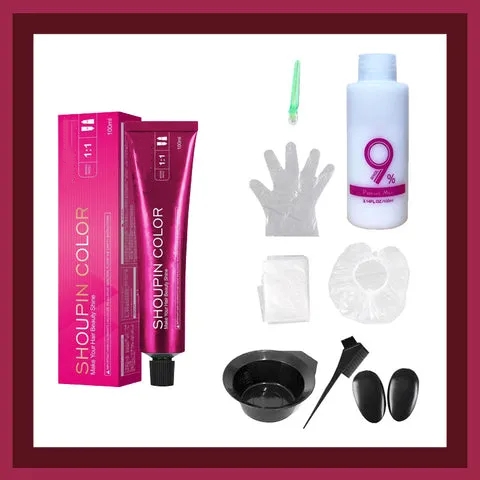 Pink Brown & Cherry Hair Color Cream Kit