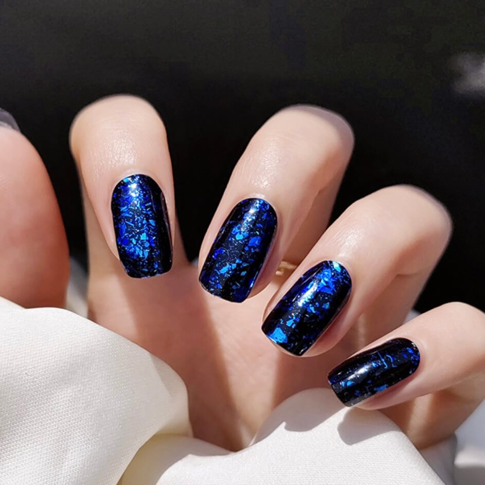 BERYOUR MYSTIQUE(10 STYLE) - SEMICURED UV GEL NAIL STICKER KIT  ( BUY ANY 2 NAIL KITS GET FREE UV LAMP)