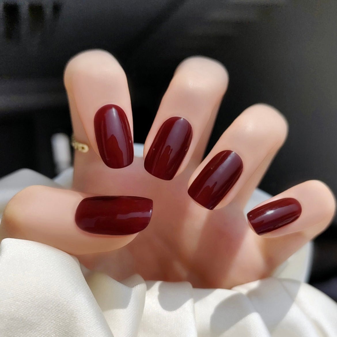 BERYOUR CLARET - SEMICURED UV GEL NAIL STICKERS KIT NG200005 (BUY ANY 2 NAIL KITS GET FREE UV LAMP) - NG200005