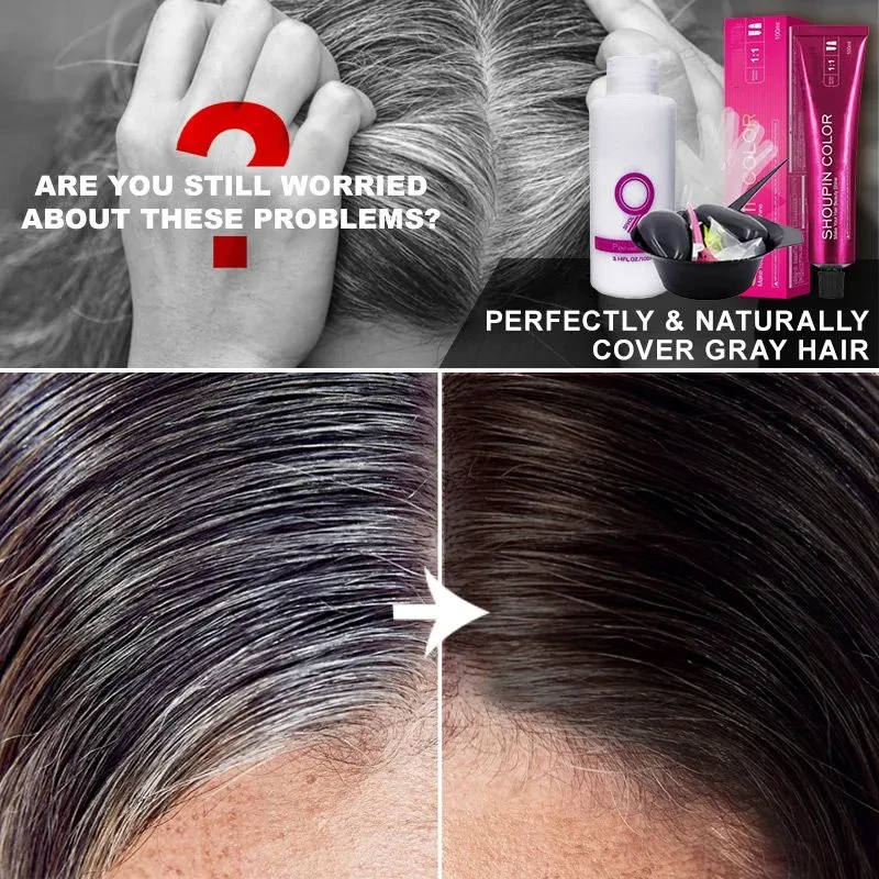 Mocha Brown Hair Color Cream Kit