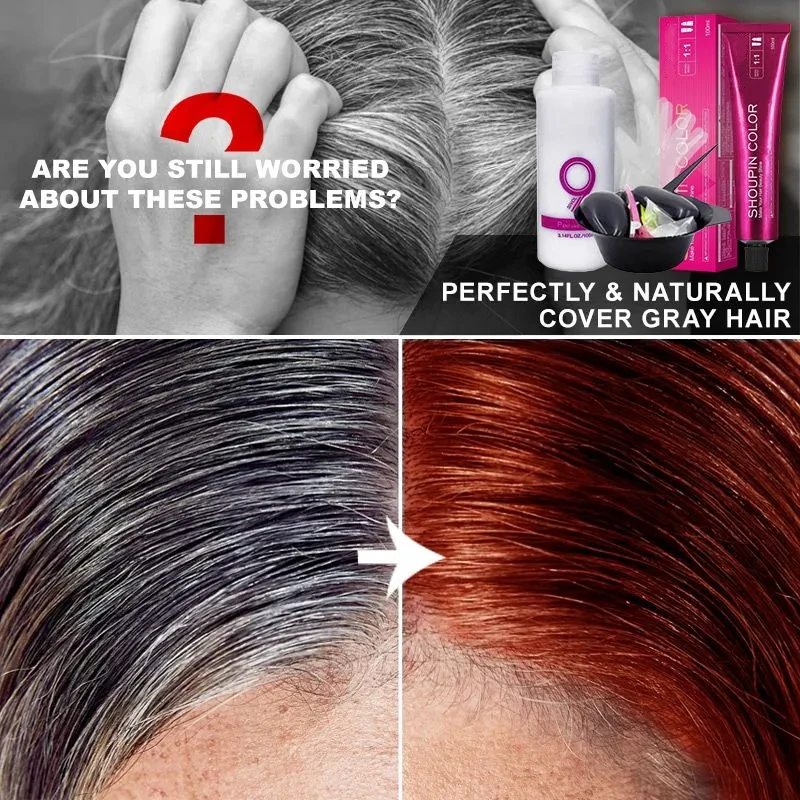 Ginger-Orange & Copper Hair Color Cream Kit