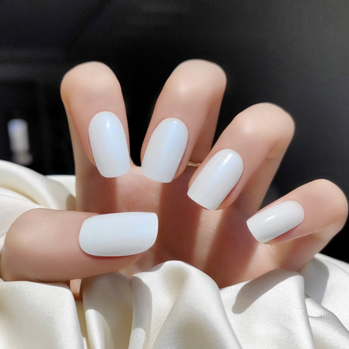 BERYOUR PEARL WHITE - SEMICURED UV GEL NAIL STICKERS KIT NG200003 (BUY ANY 2 NAIL KITS GET FREE UV LAMP) - NG200003