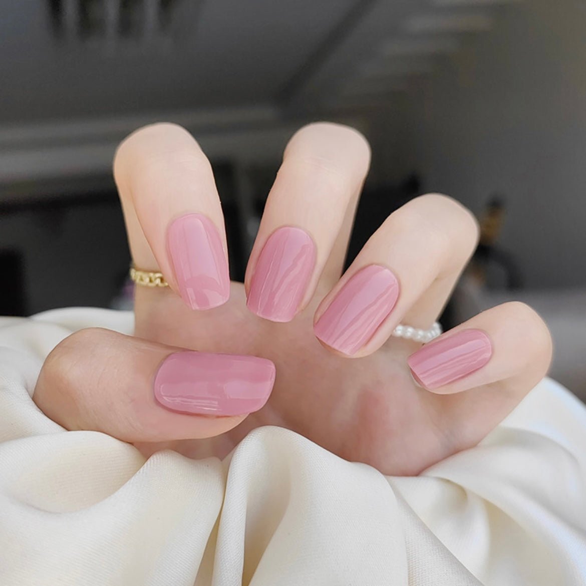 BERYOUR PURE BLUSHING PINK - SEMICURED UV GEL NAIL STICKERS KIT NG200060 (BUY ANY 2 NAIL KITS GET FREE UV LAMP) - NG200060