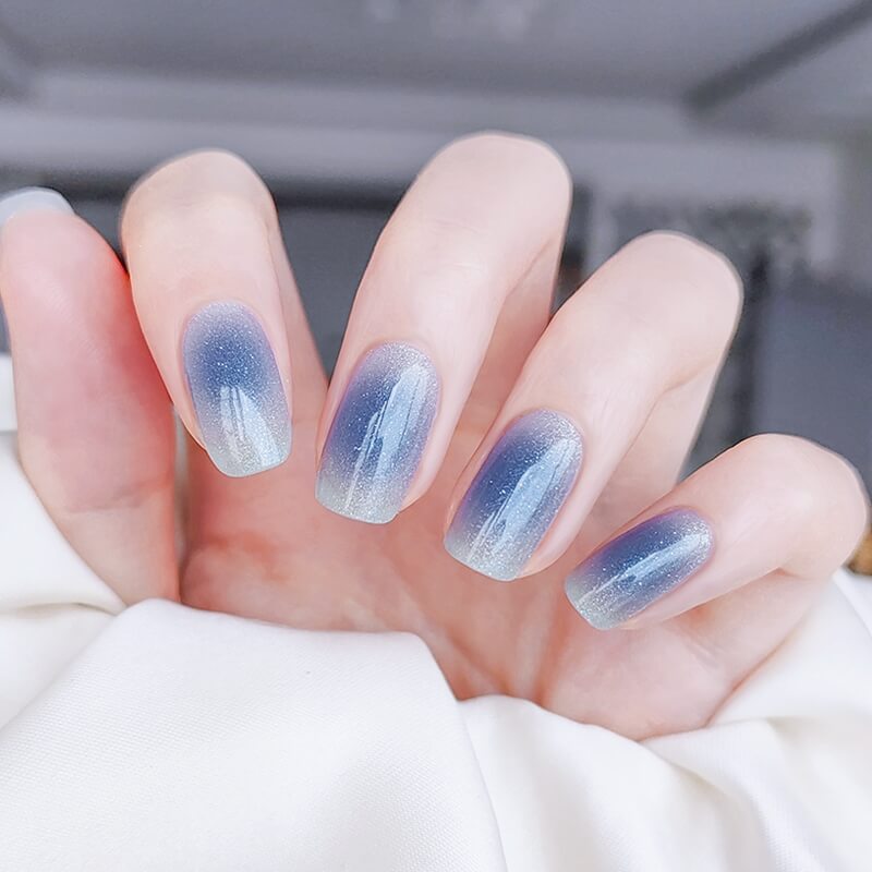 BERYOUR SPARKLING SEA WAVES - SEMICURED UV GEL NAIL STICKERS KIT NG200241 (BUY ANY 2 NAIL KITS GET FREE UV LAMP) - NG200241