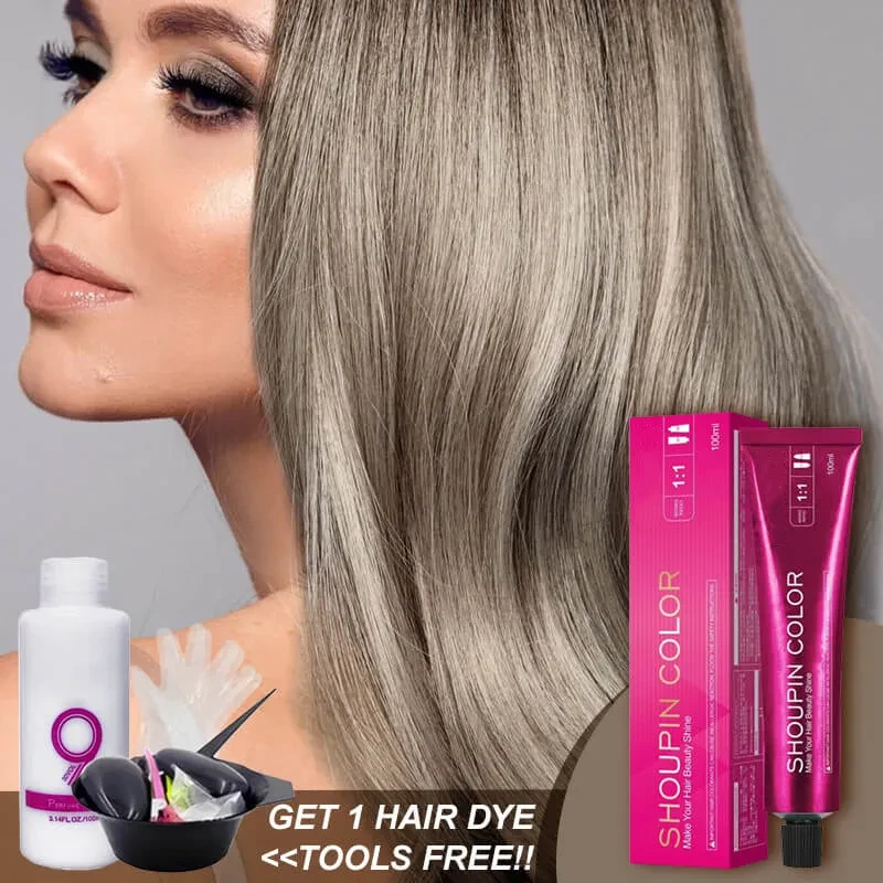 Milk-Tea Brown & Blonde Hair Color Cream Kit