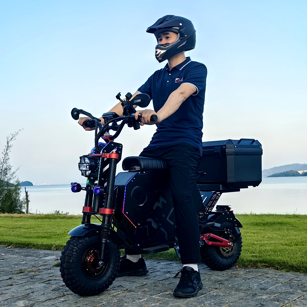 2024 Newest FLJ F1 72V 12000W Electric Scooter Motorcycle with App NFC 75MPH Speed