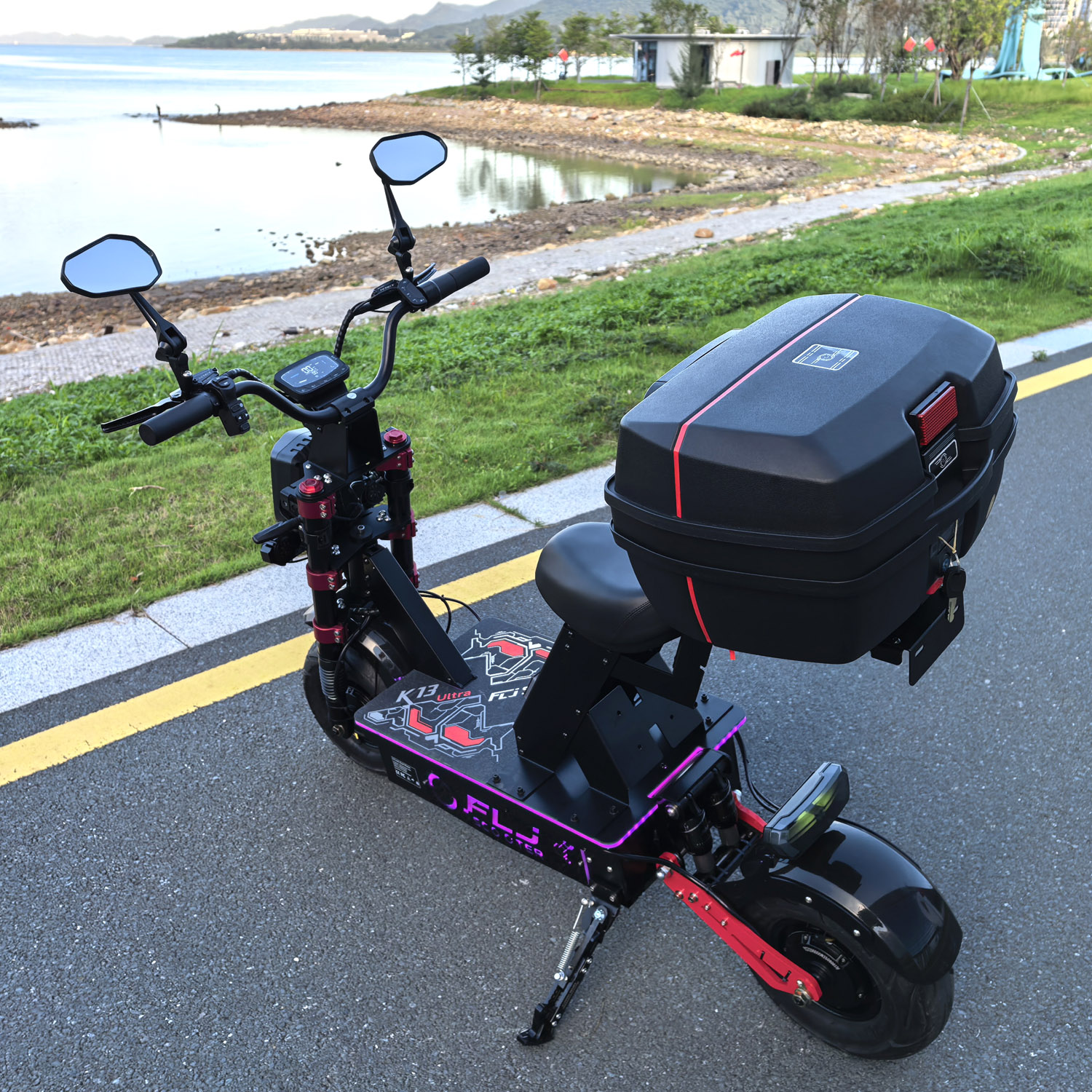 Latest K13 Ultra 72V 12000W Electric Scooter with APP/NFC fast speed Fat Wheel E Scooters