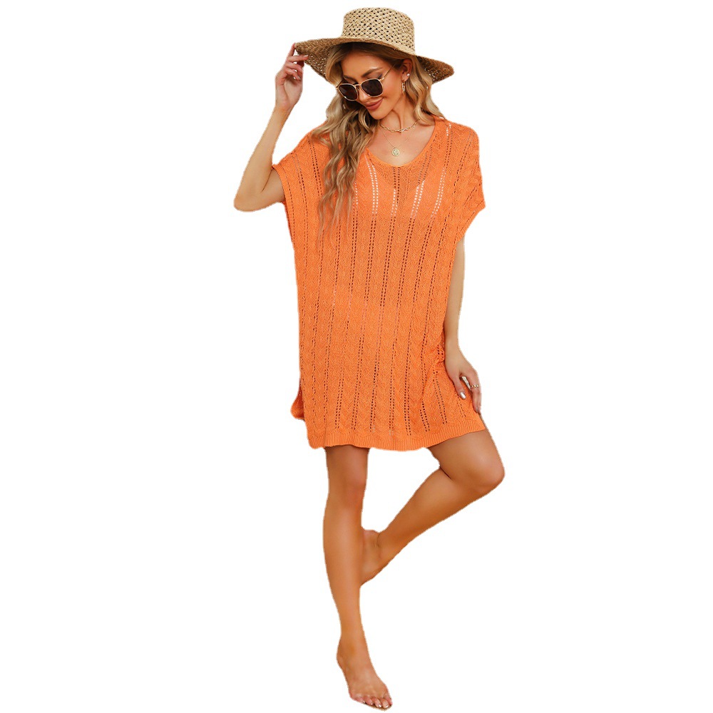 Women's Wear New V-neck Solid