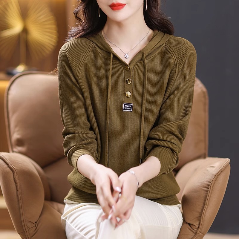 Hooded Sweater Women's Autumn and Winter Women's