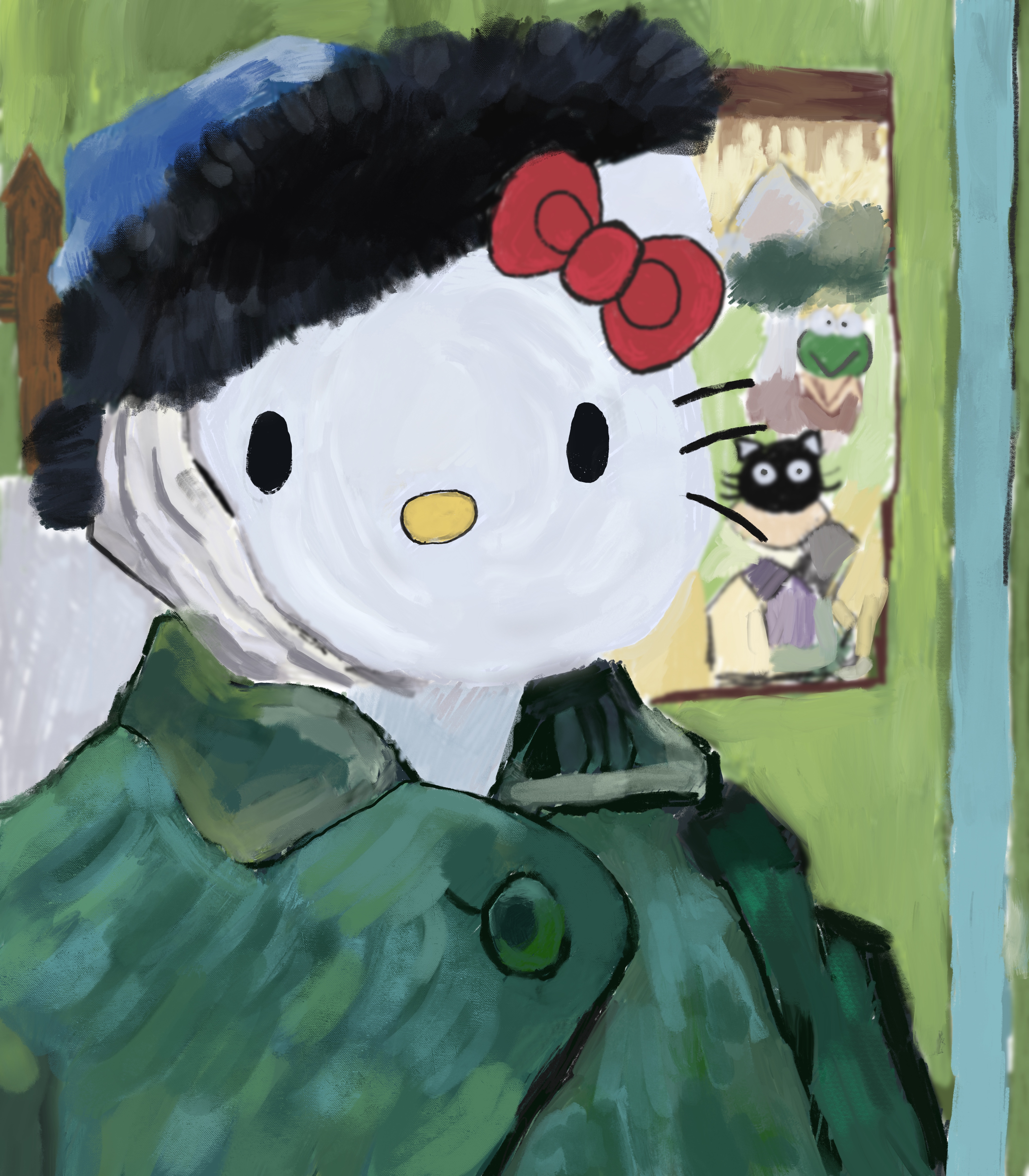 Van Gogh Hello Kitty