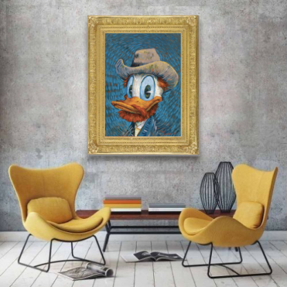 Van Gogh Donald Duck
