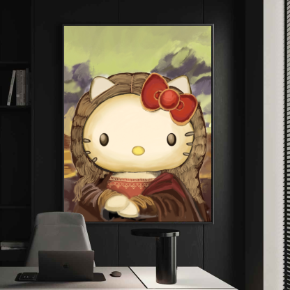 Mona Lisa Hello Kitty