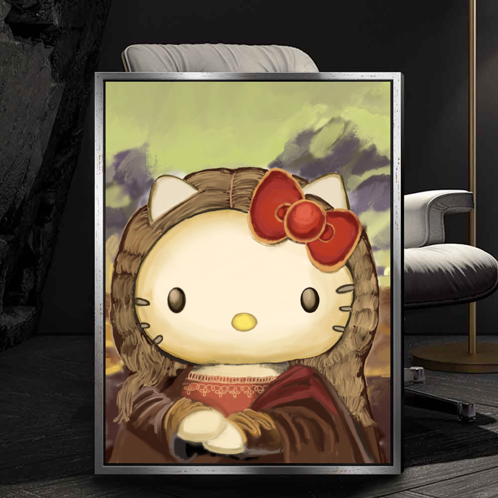 Mona Lisa Hello Kitty