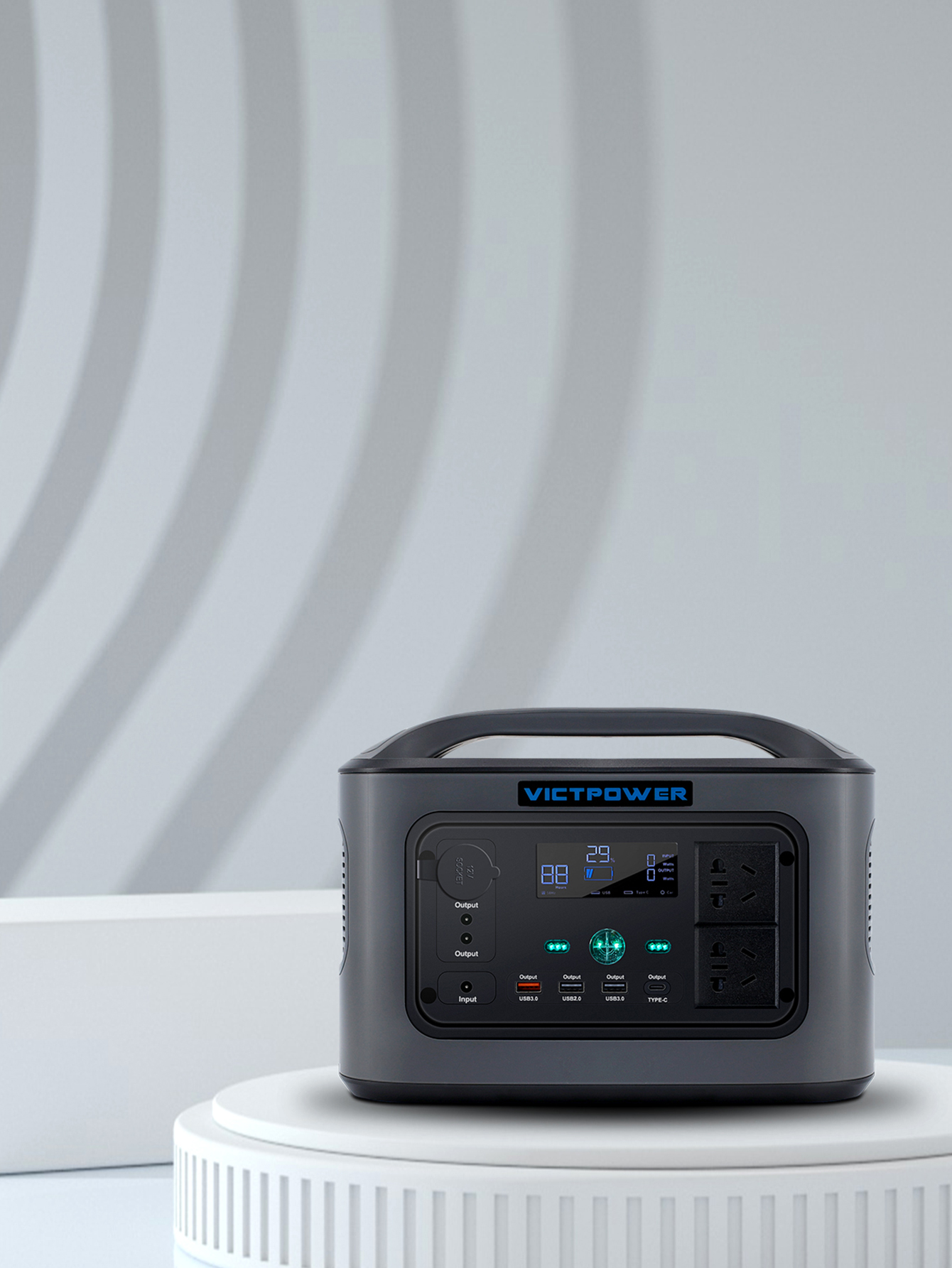 Portable power station 300Grey 300Wh 