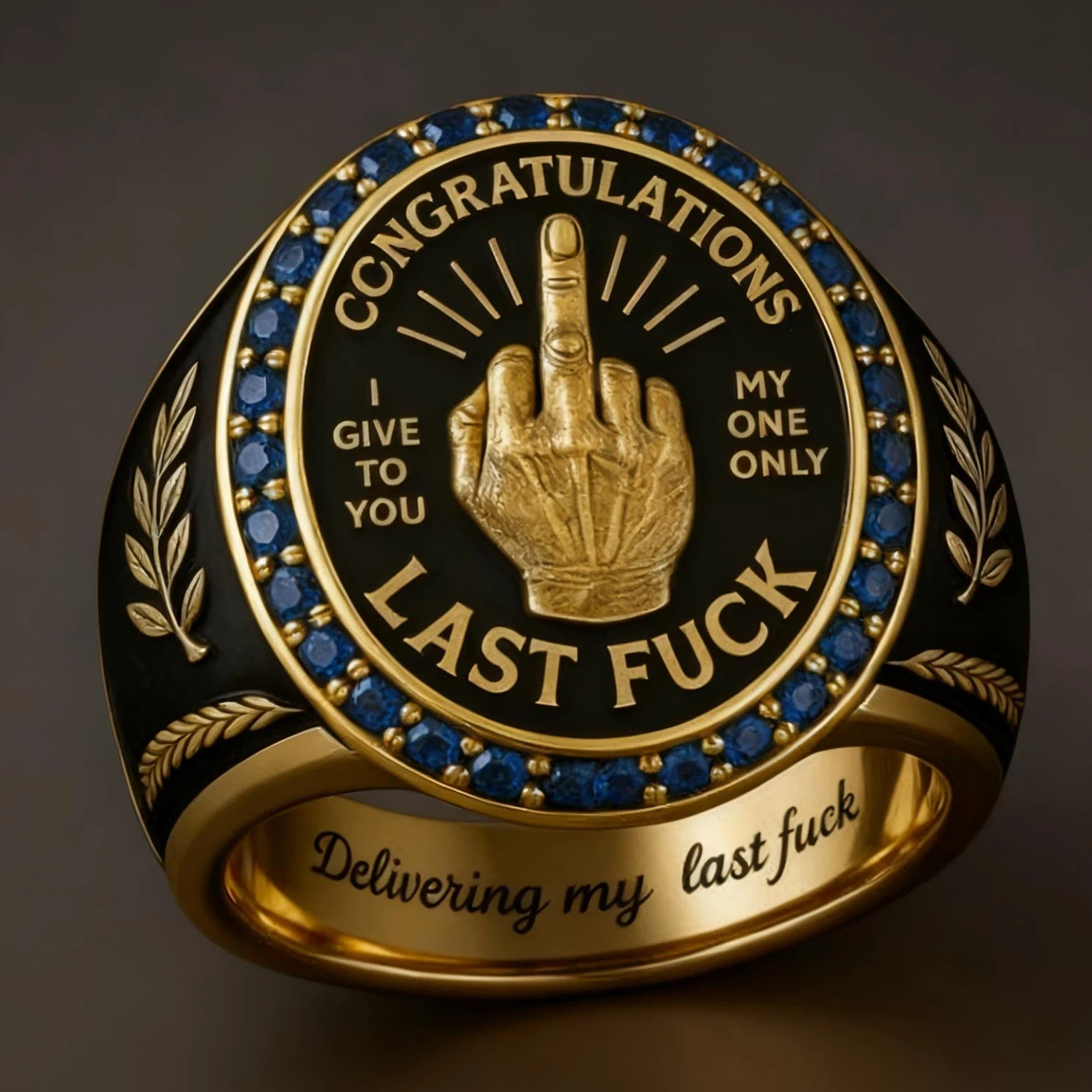 “Delivering My Last F*ck” Ring — The Ultimate Ring of Zero Regrets