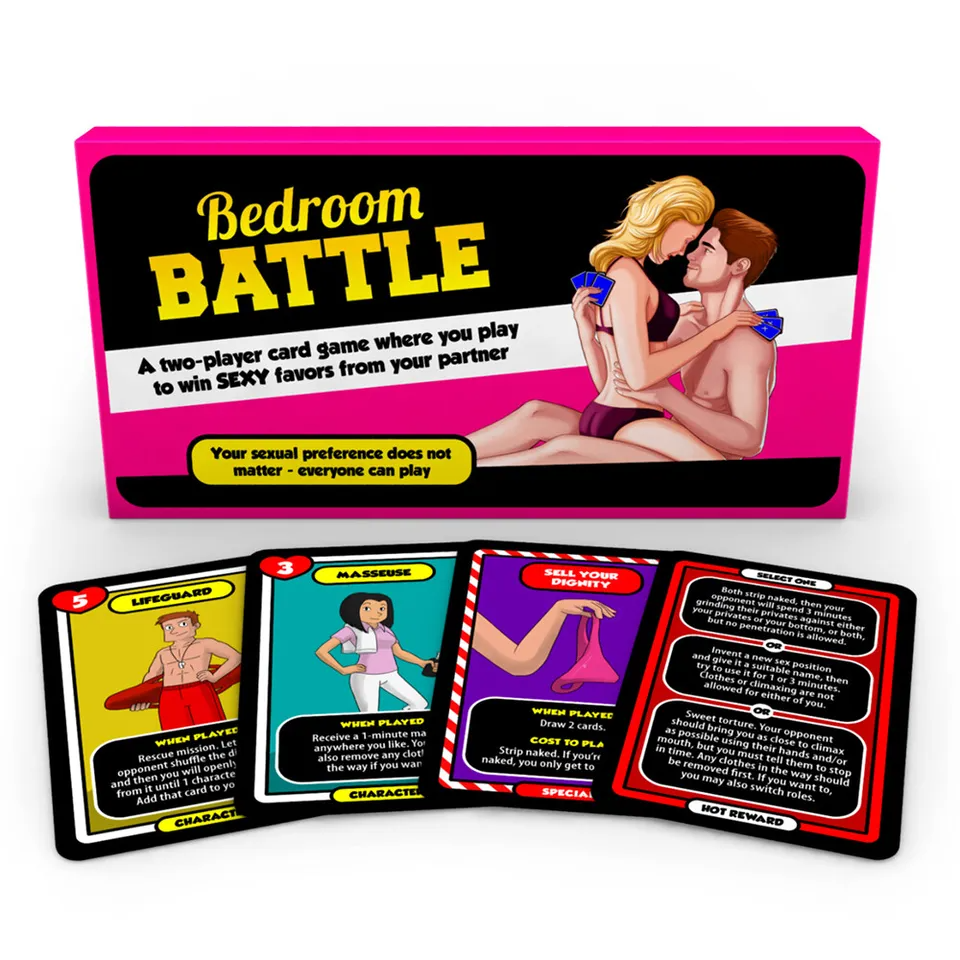 Bedroom Battle Game | Award Winning Sex Card Game command for all Adult Couples