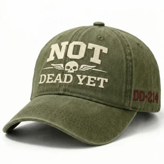 NOT DE*D YET Veteran Dad Embroidery Hat