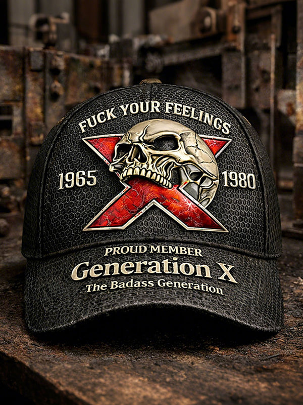 GEN X NEVER BENDS CAP — ONLY BREAKS RULES