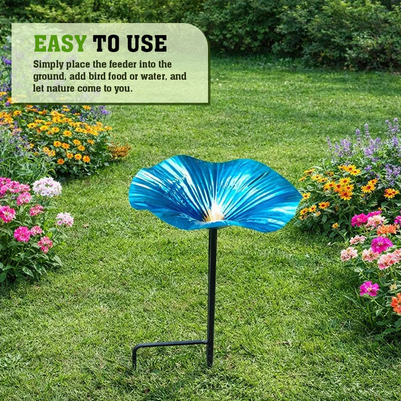 🎉Handmade Colorful Garden Flower Bird Feeder