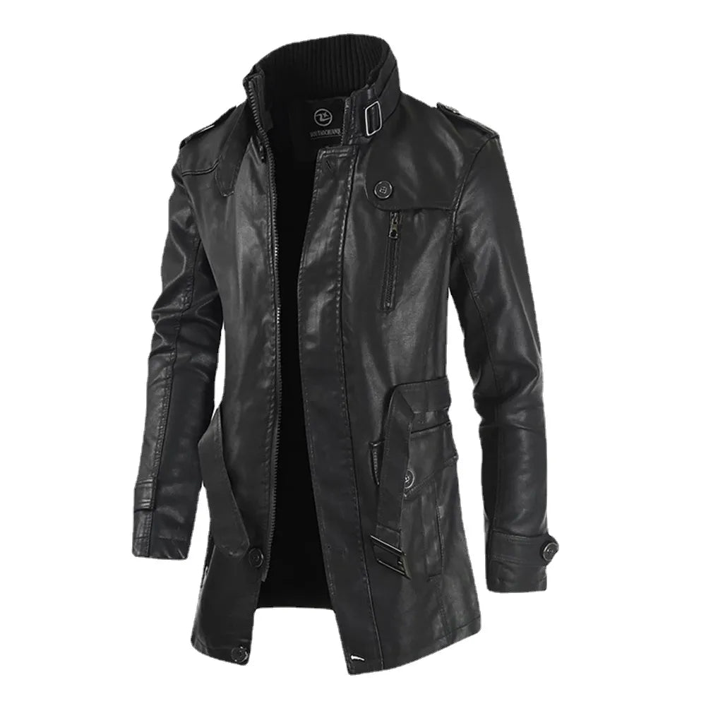 Thick Leather Jacketvifoor