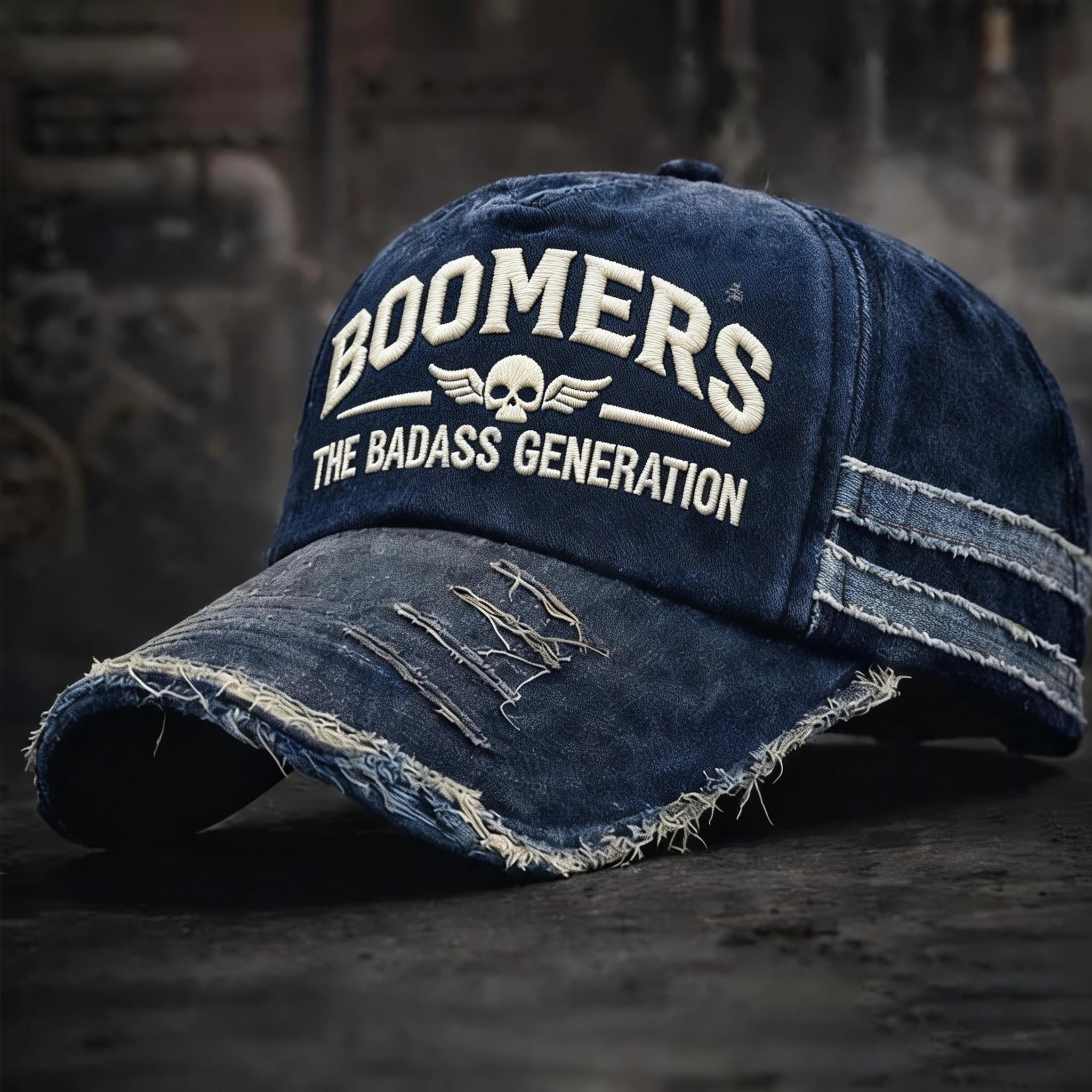 🎉Last Day 49% OFF - Boomers The Badass Generation Vintage Trucker Cap 