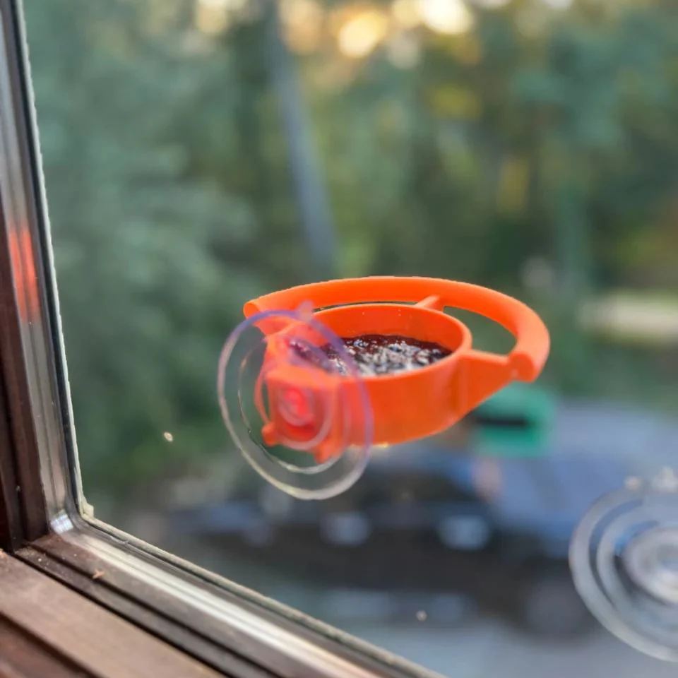 Bird Feeder Suction Cup Holder