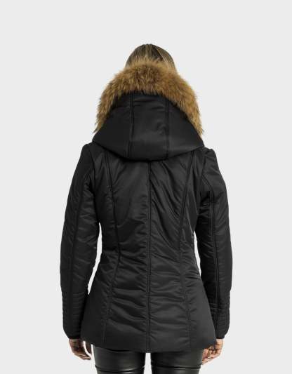 Aspen Down Coat with Natural Fur