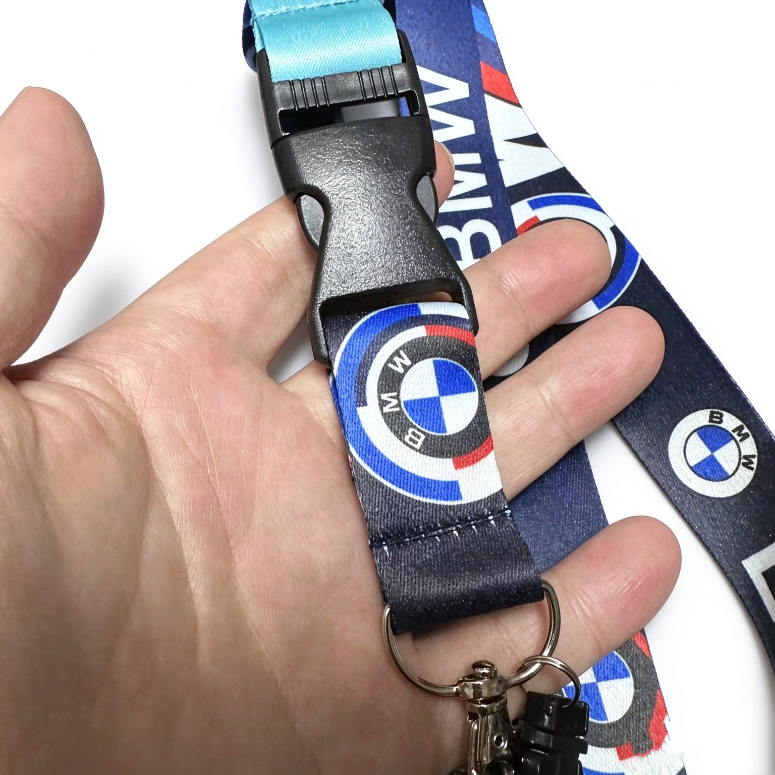 BMW 50th Anniversary Car Logo Lanyard Keychain Keyring Neck Strap Netby