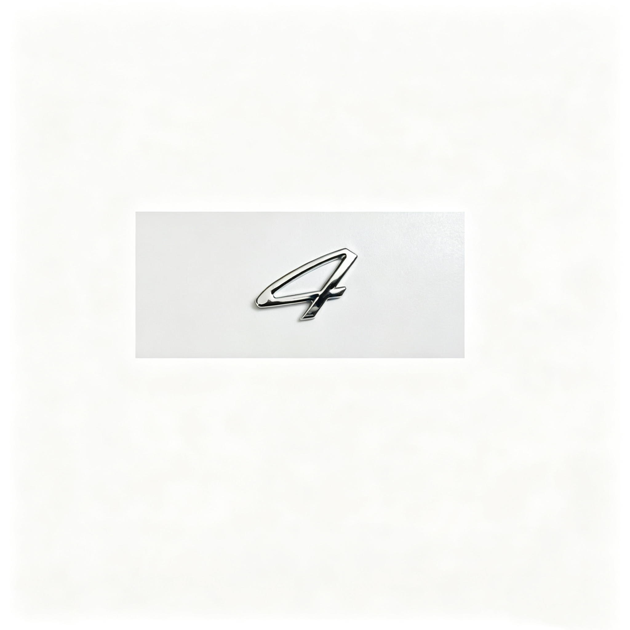 ABS Car Sticker for Porsche Carrera 4S Silver Black Color Netby