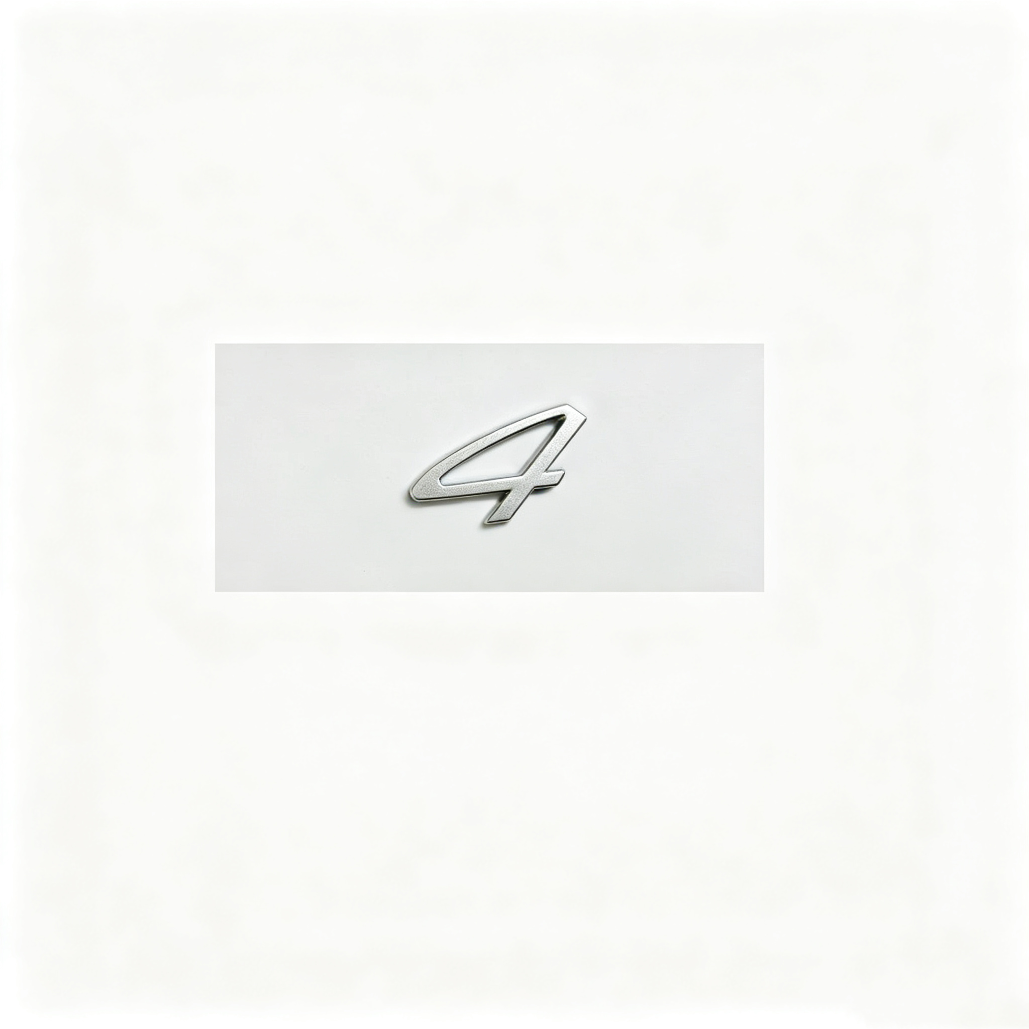 ABS Car Sticker for Porsche Carrera 4S Silver Black Color Netby