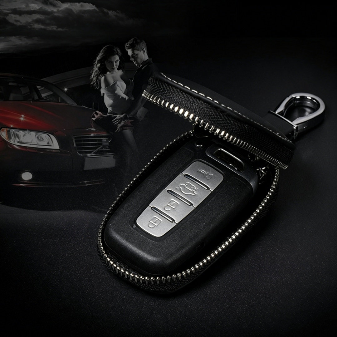 Black Brown Red Color Leather Car Remote Key Wallet for AUDI BENZ BMW BUICK ASTON MARTIN CHEVROLET FERRARI Netby