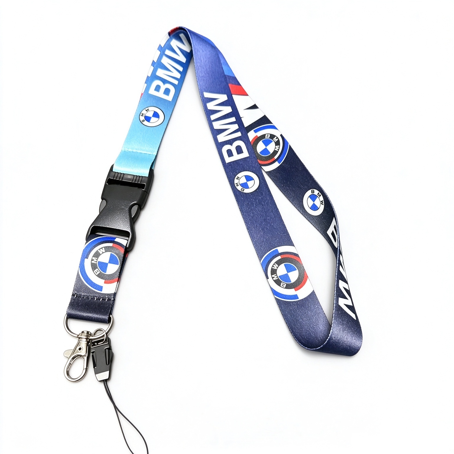 BMW 50th Anniversary Car Logo Lanyard Keychain Keyring Neck Strap Netby