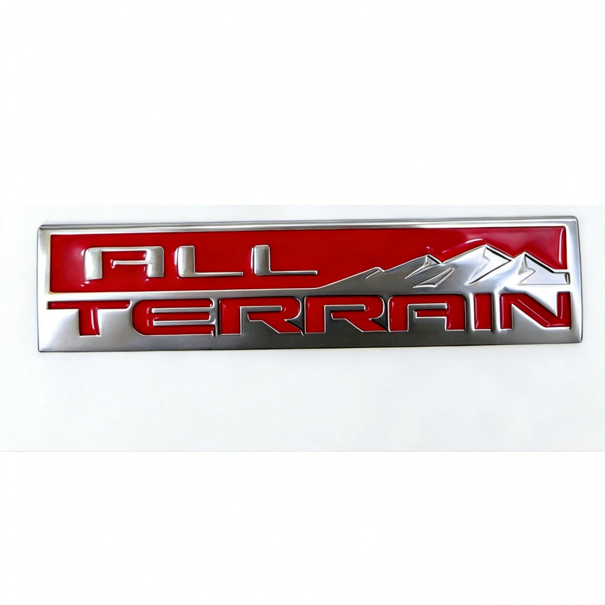 12.9*3.5cm Metal ALL TERRAIN Car Sticker for Chevrolet Chevrolet Truck OFFROAD Netby