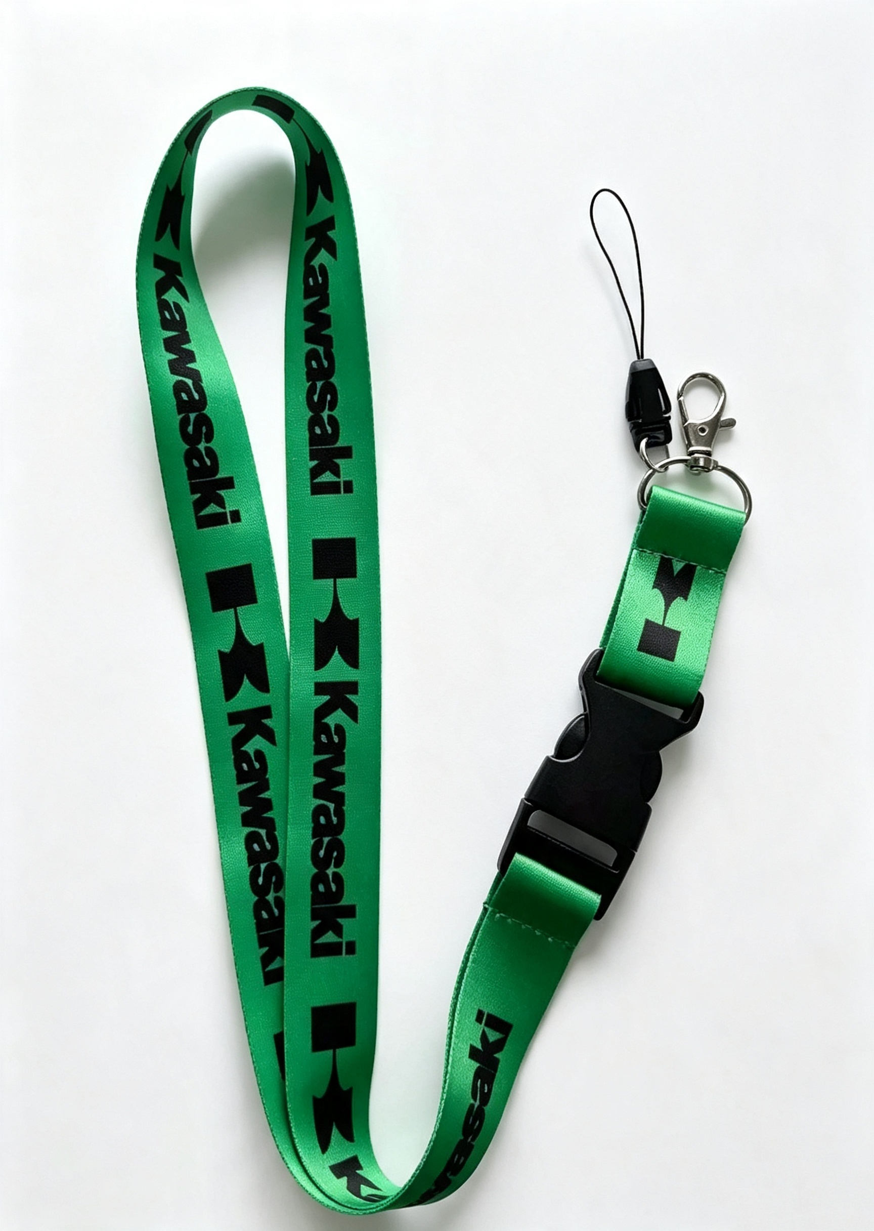 Car Logo Lanyard Neck Strap for Kawasaki Light Green Color Netby Recommend
