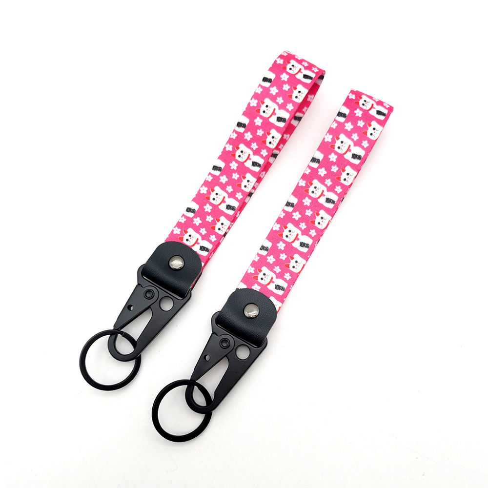 LUCKY CAT Eagle Buckle Keyring Keychain Keyfob Wrist Strap Netby