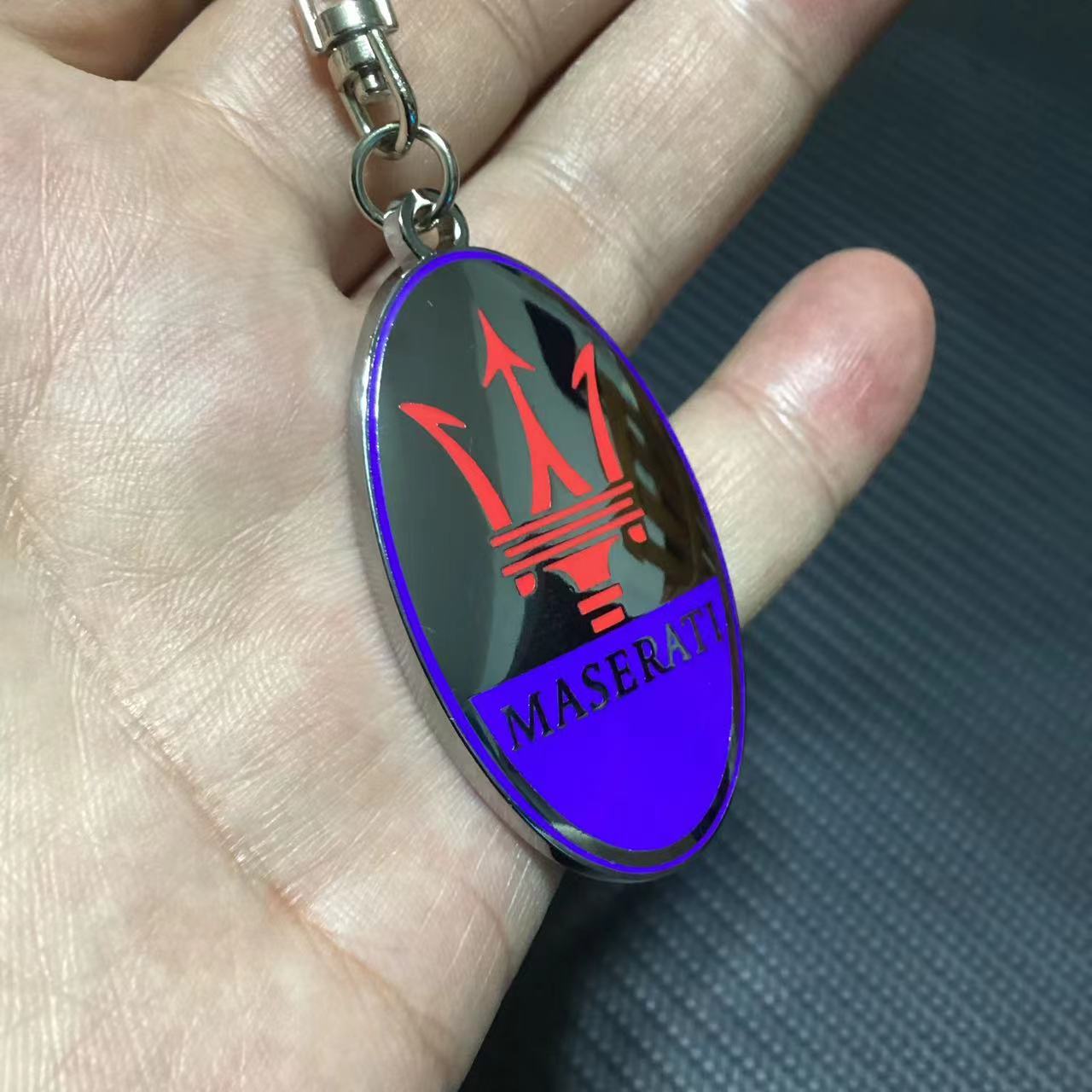 Metal Maserati Car Keychain Keyring Keyfob Netby