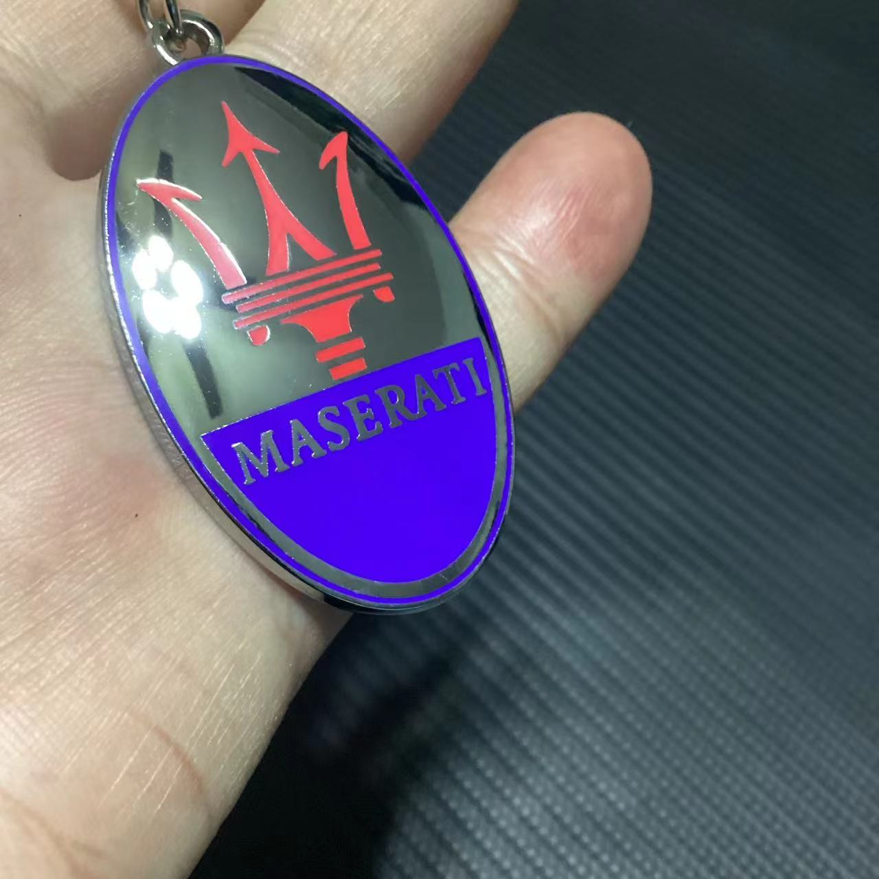 Metal Maserati Car Keychain Keyring Keyfob Netby